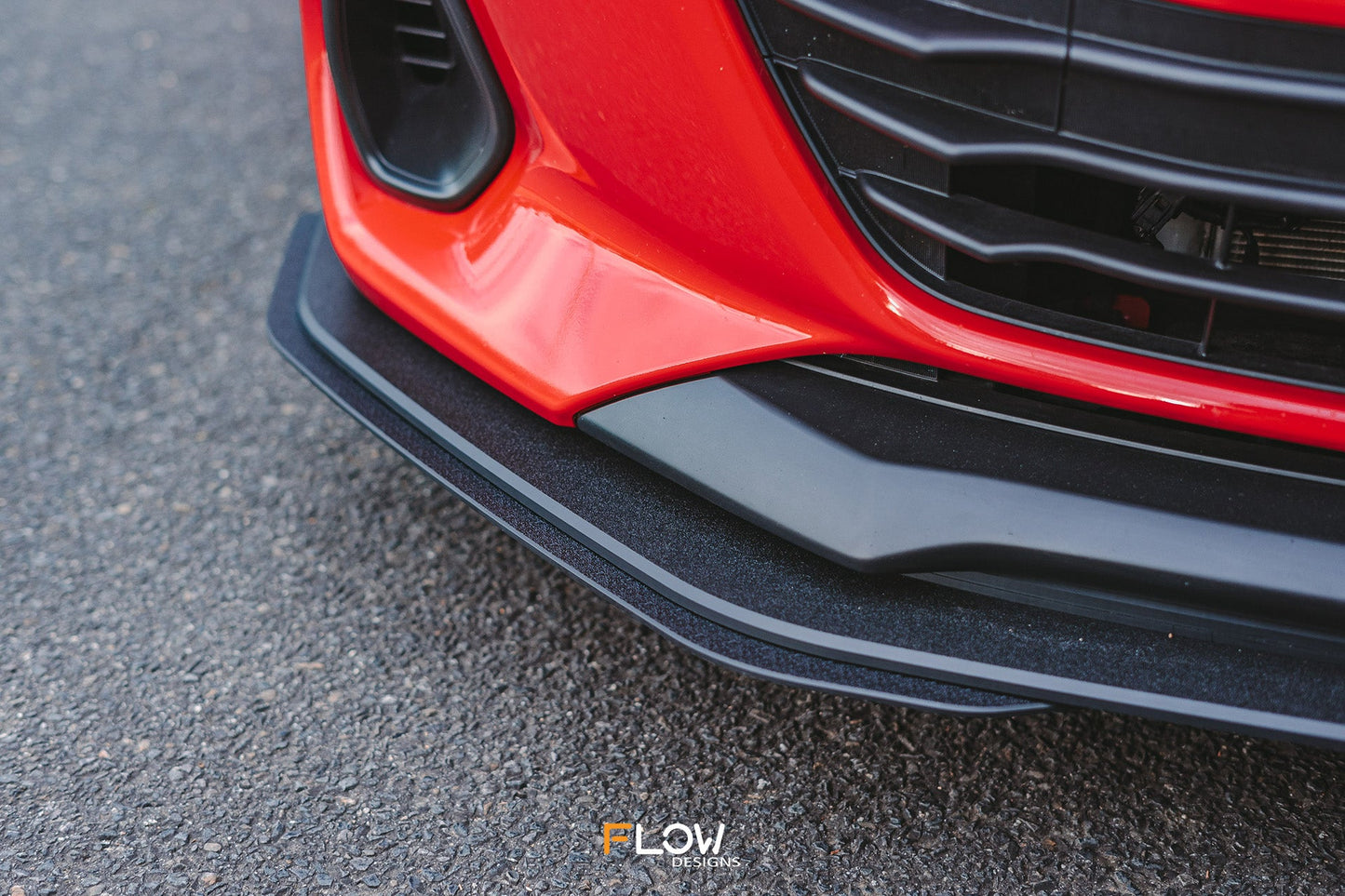 Flow Designs ZD8 BRZ Front Lip Splitter Extensions (Pair)