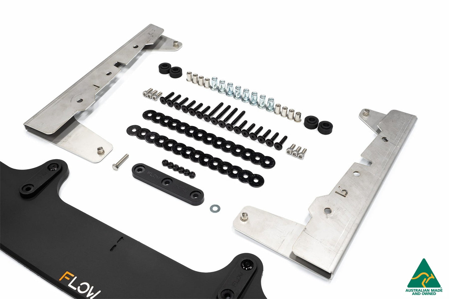 Flow Designs Corolla MZEA12R/ZWE211R 2018-2022 Front Lip Splitter & Reinforcement Brackets