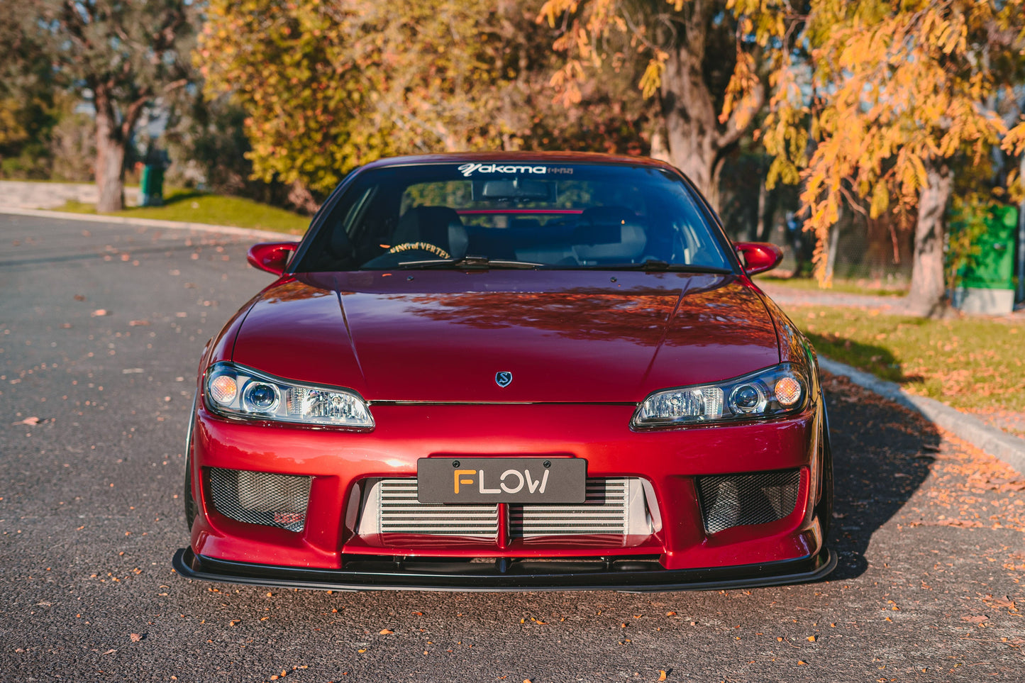 Flow Designs S15 / 200SX Aero Front Lip Splitter Extensions (Pair - For Aero Front Bar)