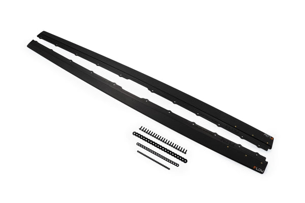Flow Designs S3 8V Sedan Pre-Facelift Side Skirt Splitters V3 (Pair)