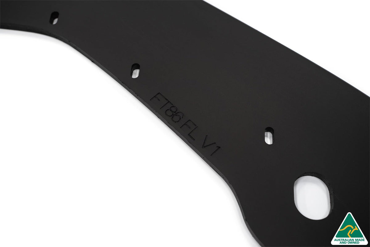 Flow Designs Toyota 86 (Facelift) Front Lip Splitter V1 (Without Support Rods)
