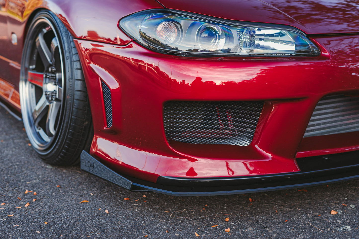Flow Designs S15 / 200SX Aero Front Lip Splitter V3 (For Aero Front Bar)