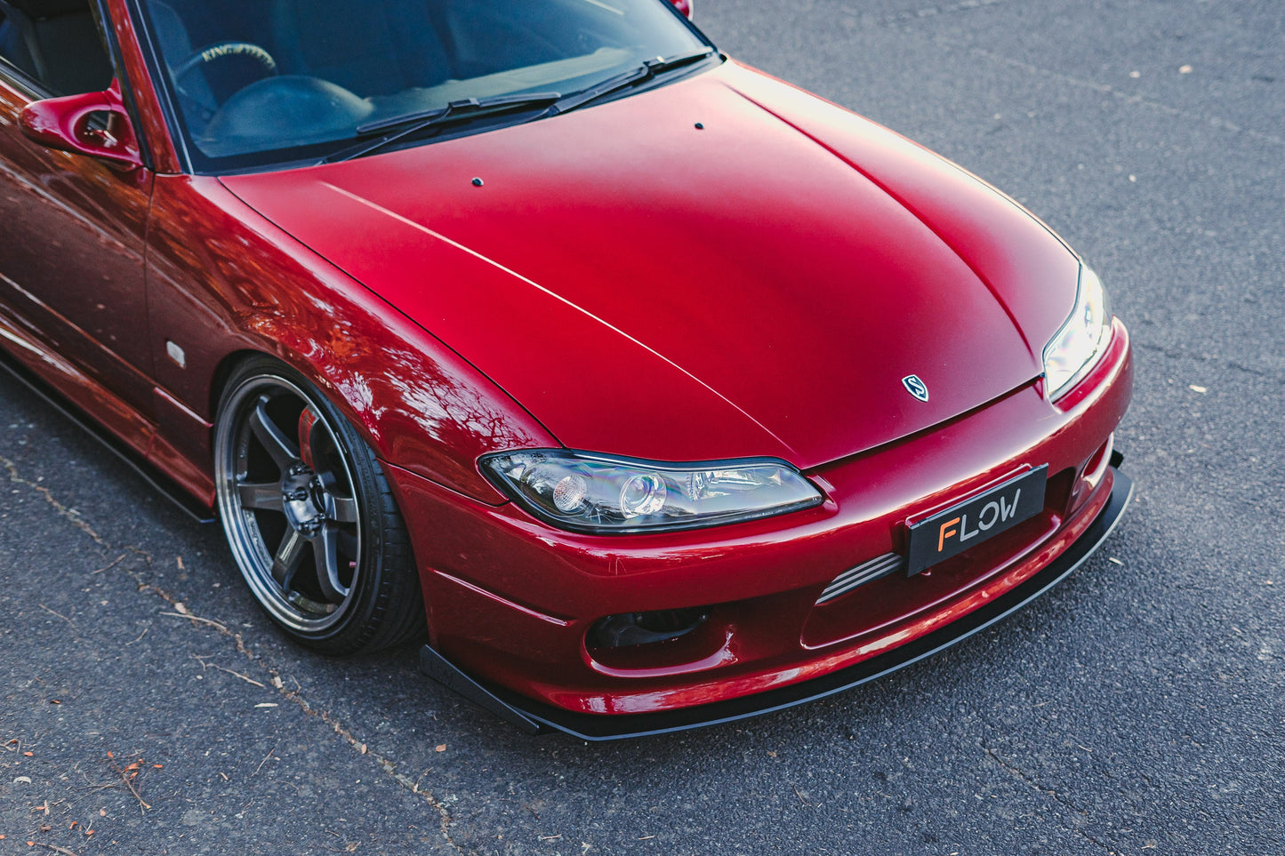 Flow Designs S15 / 200SX Front Lip Splitter (For Standard Front Bar)