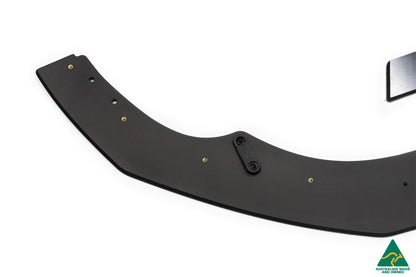 Flow Designs S3 8V Sedan Pre-Facelift Front Lip Splitter V3 & Mounting Brace