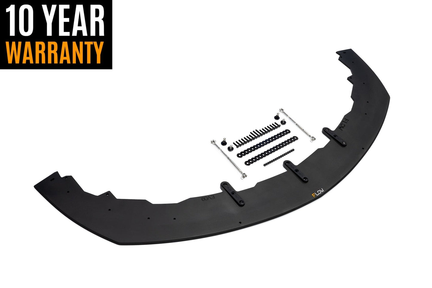 Flow Designs Lancer Evolution IX Front Lip Splitter With Support Rods