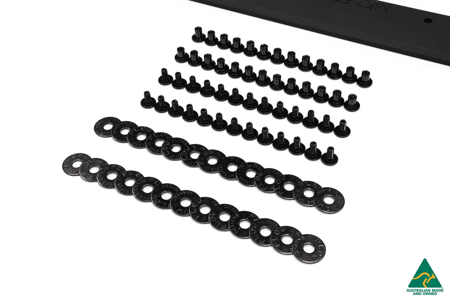 Flow Designs RETURNED STOCK - MK7.5 Golf R/7.5 Golf R Wagon Side Skirt Splitters (Pair) - GLOSS BLACK
