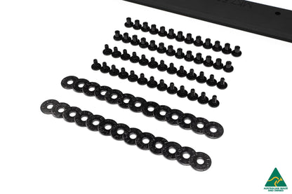 Flow Designs RETURNED STOCK - MK7.5 Golf R/7.5 Golf R Wagon Side Skirt Splitters (Pair) - GLOSS BLACK