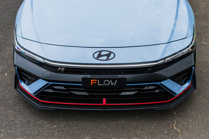 Flow Designs CN7 V2 i30N Sedan FL 2024+ Front Lip Splitter & Mounting Brackets (Pair)