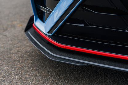Flow Designs CN7 V2 i30N Sedan FL 2024+ Front Lip Splitter & Mounting Brackets (Pair)