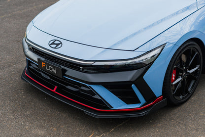 Flow Designs CN7 V2 i30N Sedan FL 2024+ Front Lip Splitter Winglets (Pair)