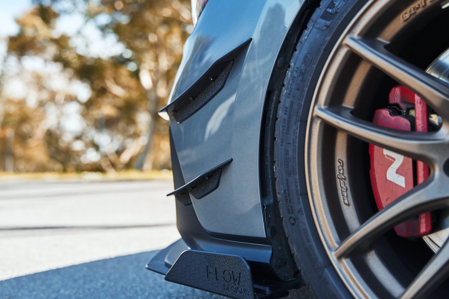 Flow Designs i30 N PD (PFL) Front Bumper Canards