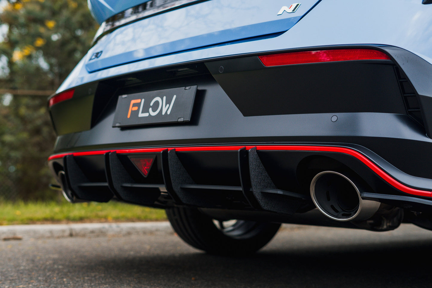 Flow Designs CN7 V2 i30N Sedan FL 2024+ Flow-Lock Rear Diffuser