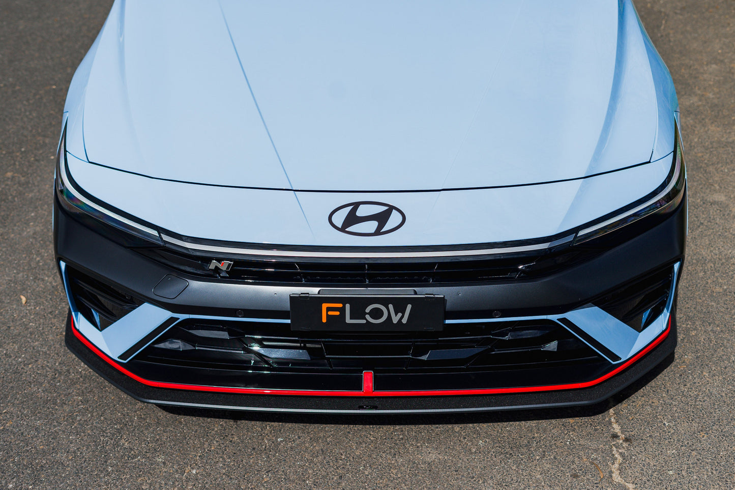 Flow Designs CN7 V2 Elantra N Sedan Facelift V2 - 2024+ Front Lip Splitter & Mounting Brackets (Pair)