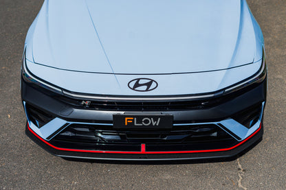 Flow Designs CN7 V2 i30N Sedan FL 2024+ Front Lip Splitter & Mounting Brackets (Pair)