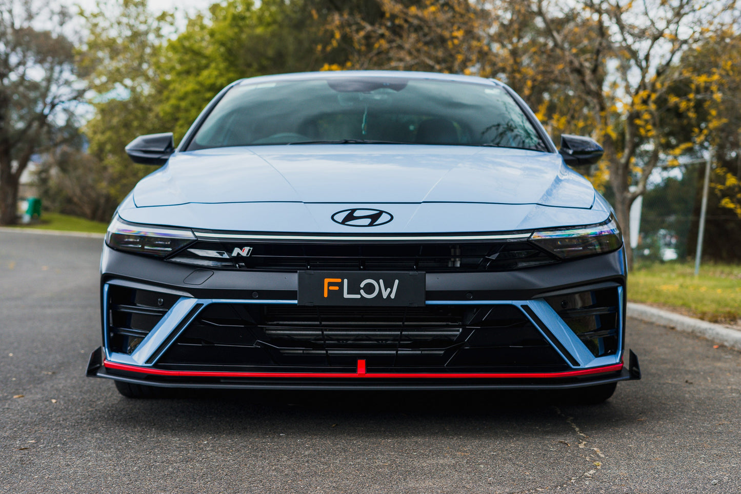 Flow Designs CN7 V2 Elantra N Sedan Facelift V2 - 2024+ Front Lip Splitter Winglets (Pair)