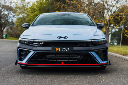 Flow Designs CN7 V2 i30N Sedan FL 2024+ Front Lip Splitter Winglets (Pair)