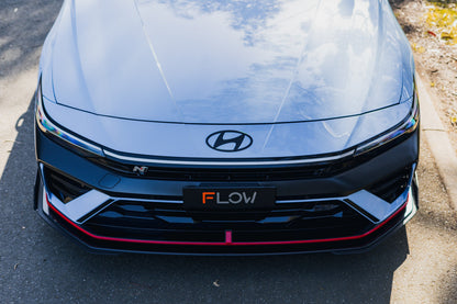 Flow Designs CN7 V2 i30N Sedan FL 2024+ Front Lip Splitter & Mounting Brackets (Pair)