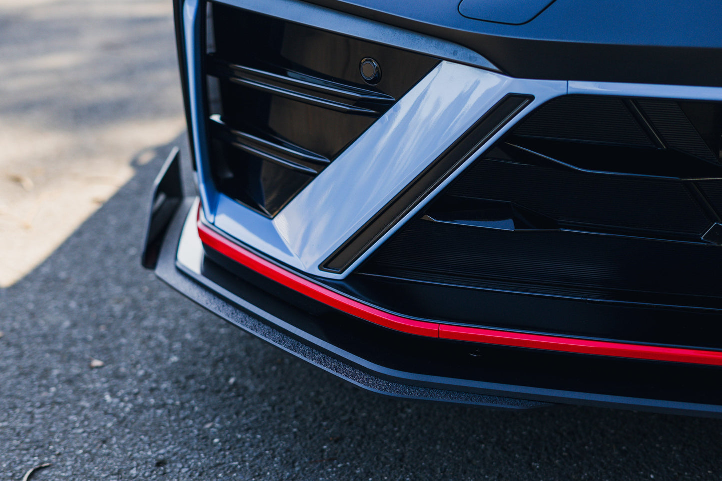 Flow Designs CN7 V2 i30N Sedan FL 2024+ Front Lip Splitter & Mounting Brackets (Pair)