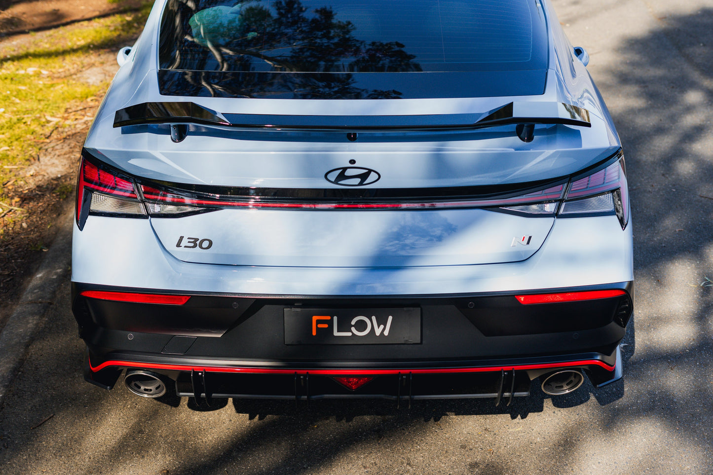 Flow Designs CN7 V2 Elantra N Sedan Facelift V2 - 2024+ Flow-Lock Rear Diffuser