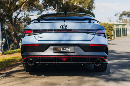 Flow Designs CN7 V2 i30N Sedan FL 2024+ Flow-Lock Rear Diffuser