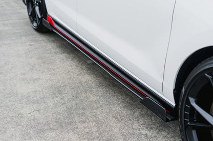 Flow Designs i30N Hatch PDE V6 FL2 2025 Side Skirt Splitters (Pair)