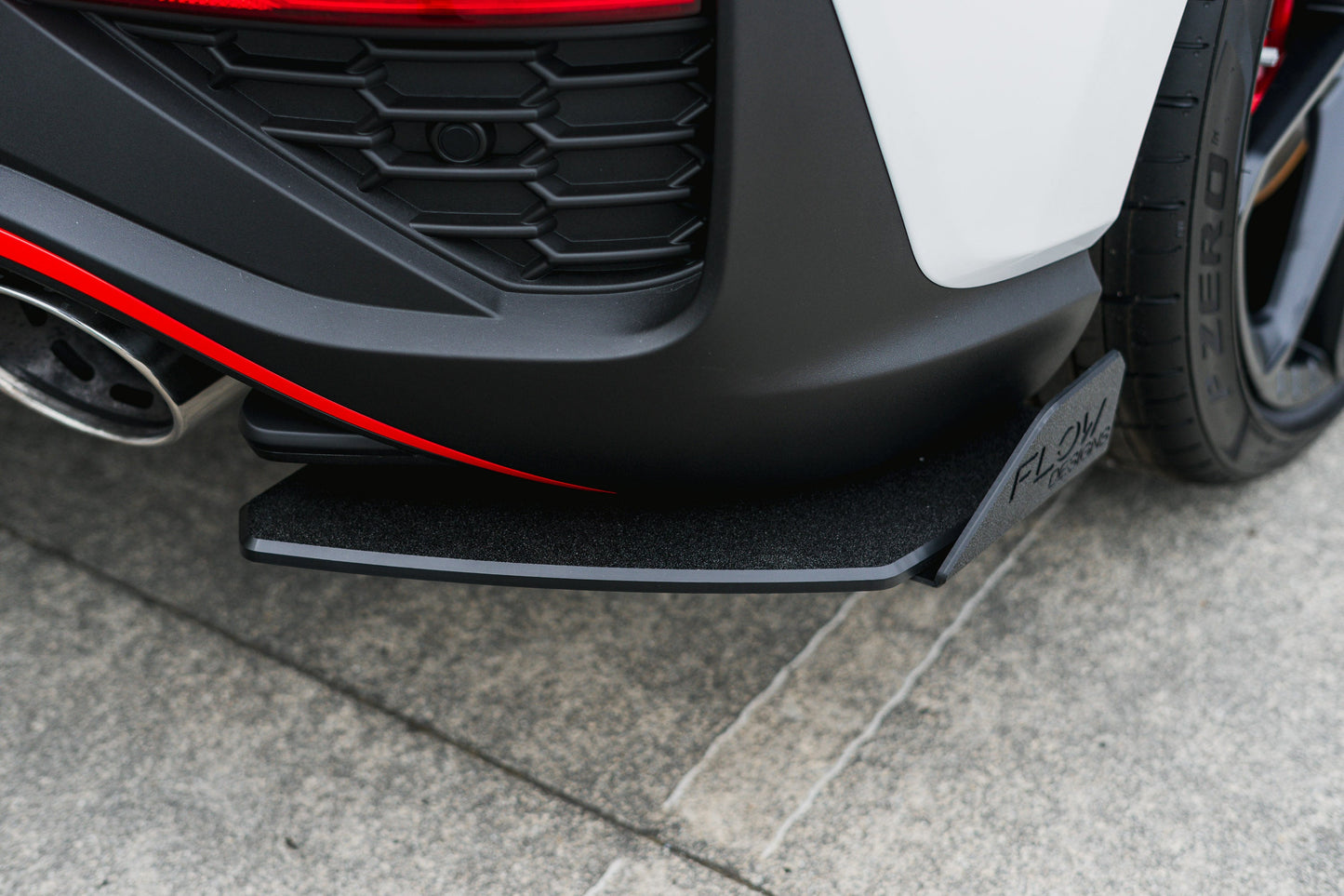 Flow Designs i30N Hatch PDE V6 FL2 2025 Rear Spat Winglets (Pair)