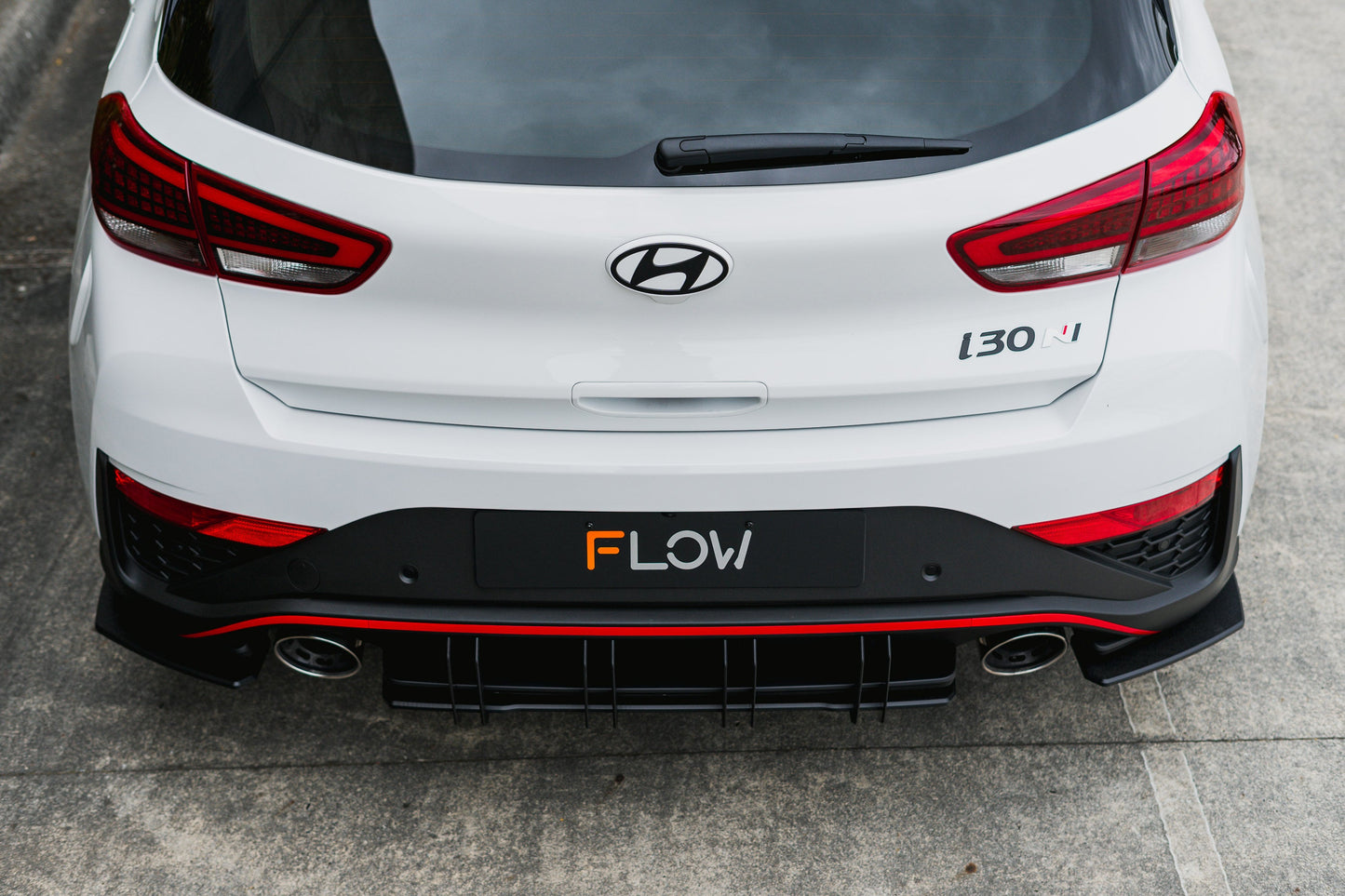 Flow Designs i30N Hatch PDE V6 FL2 2025 Rear Spats (Pair)