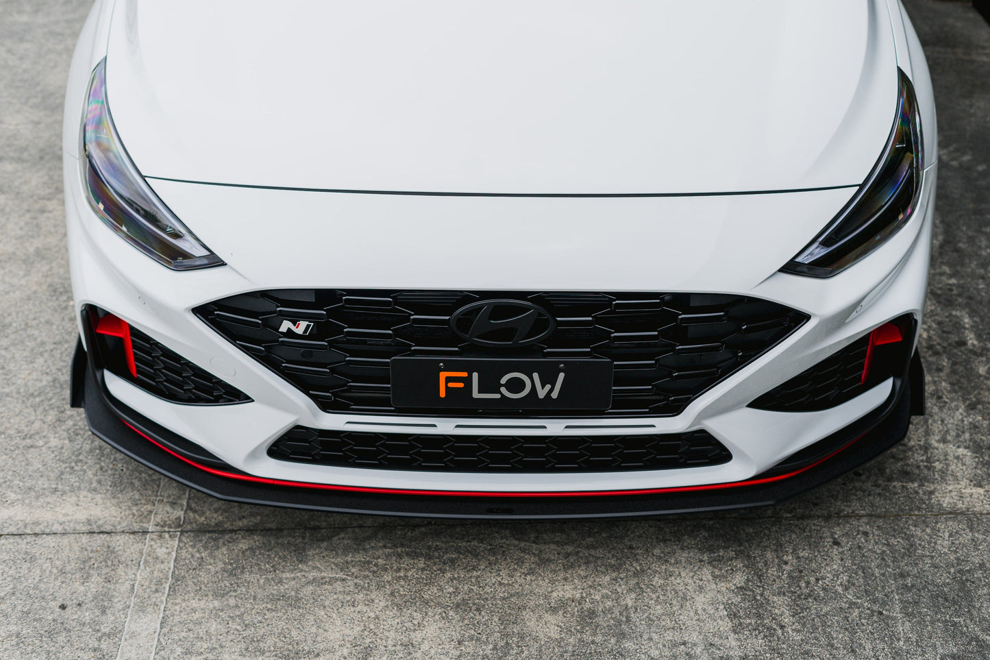 Flow Designs i30N Hatch PDE V6 FL2 2025 Front Lip Splitter Winglets (Pair)