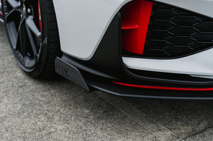 Flow Designs i30N Hatch PDE V6 FL2 2025 Front Lip Splitter Winglets (Pair)