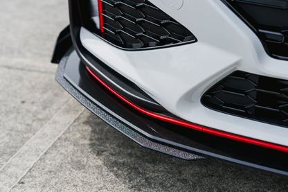 Flow Designs i30N Hatch PDE V6 FL2 2025 Front Lip Splitter Extensions (Pair)