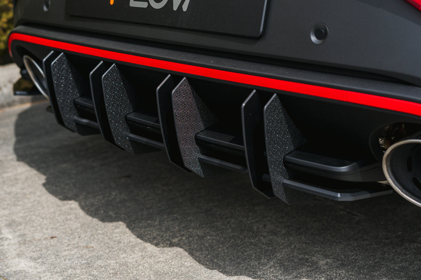 Flow Designs i30N Hatch PDE V6 FL2 2025 Flow-Lock Rear Diffuser