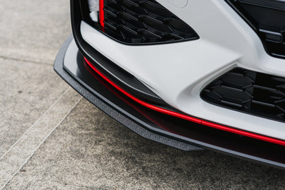 Flow Designs i30N Hatch PDE V6 FL2 2025 Front Lip Splitter & Reinforcement Brackets