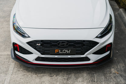 Flow Designs i30N Hatch PDE V6 FL2 2025 Front Lip Splitter Extensions (Pair)