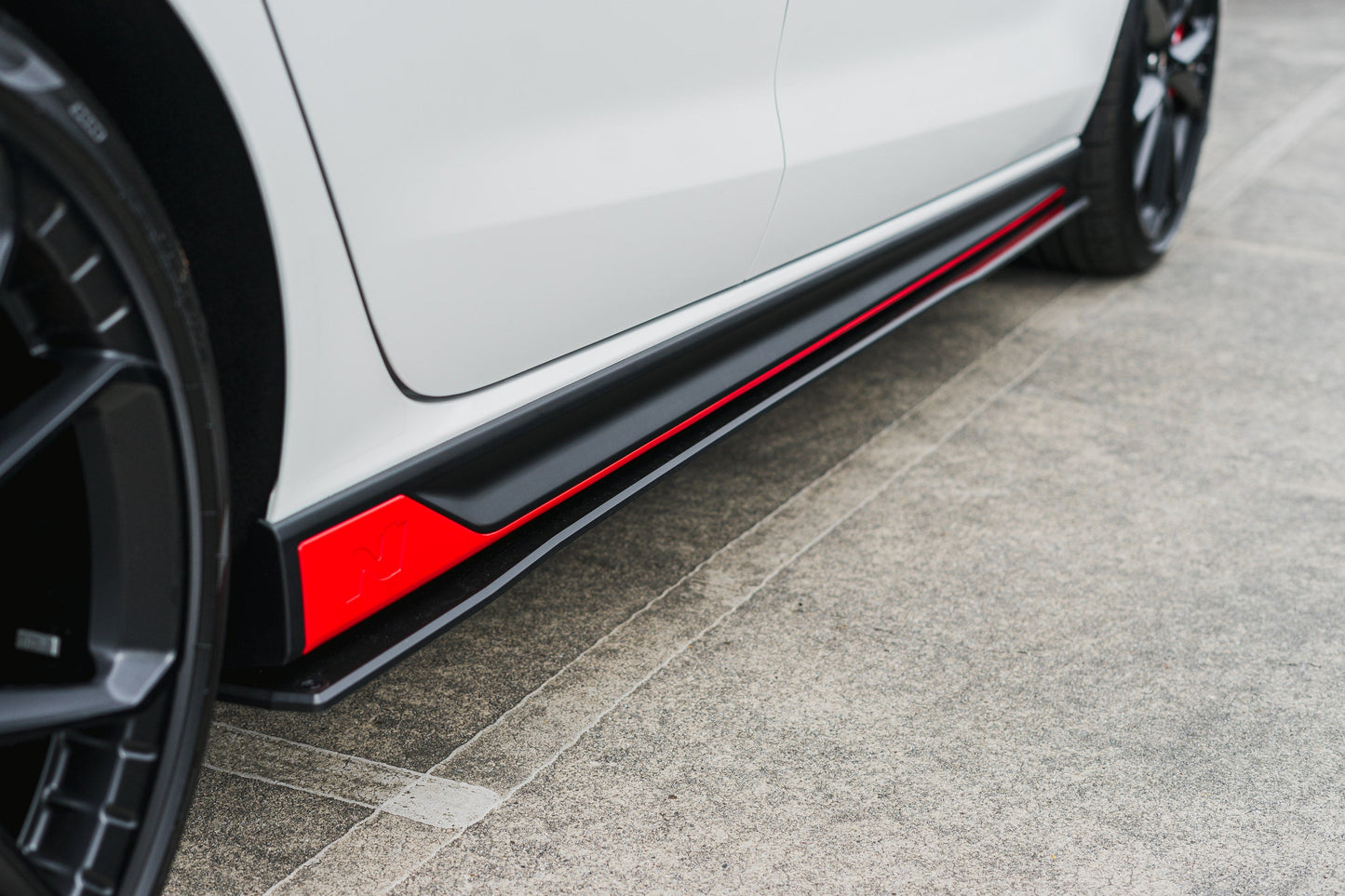 Flow Designs i30N Hatch PDE V6 FL2 2025 Side Skirt Splitters (Pair)