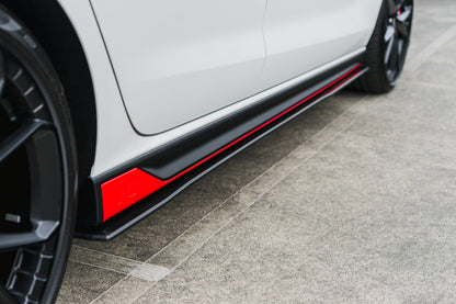Flow Designs i30N Hatch PDE V6 FL2 2025 Side Skirt Splitters (Pair)
