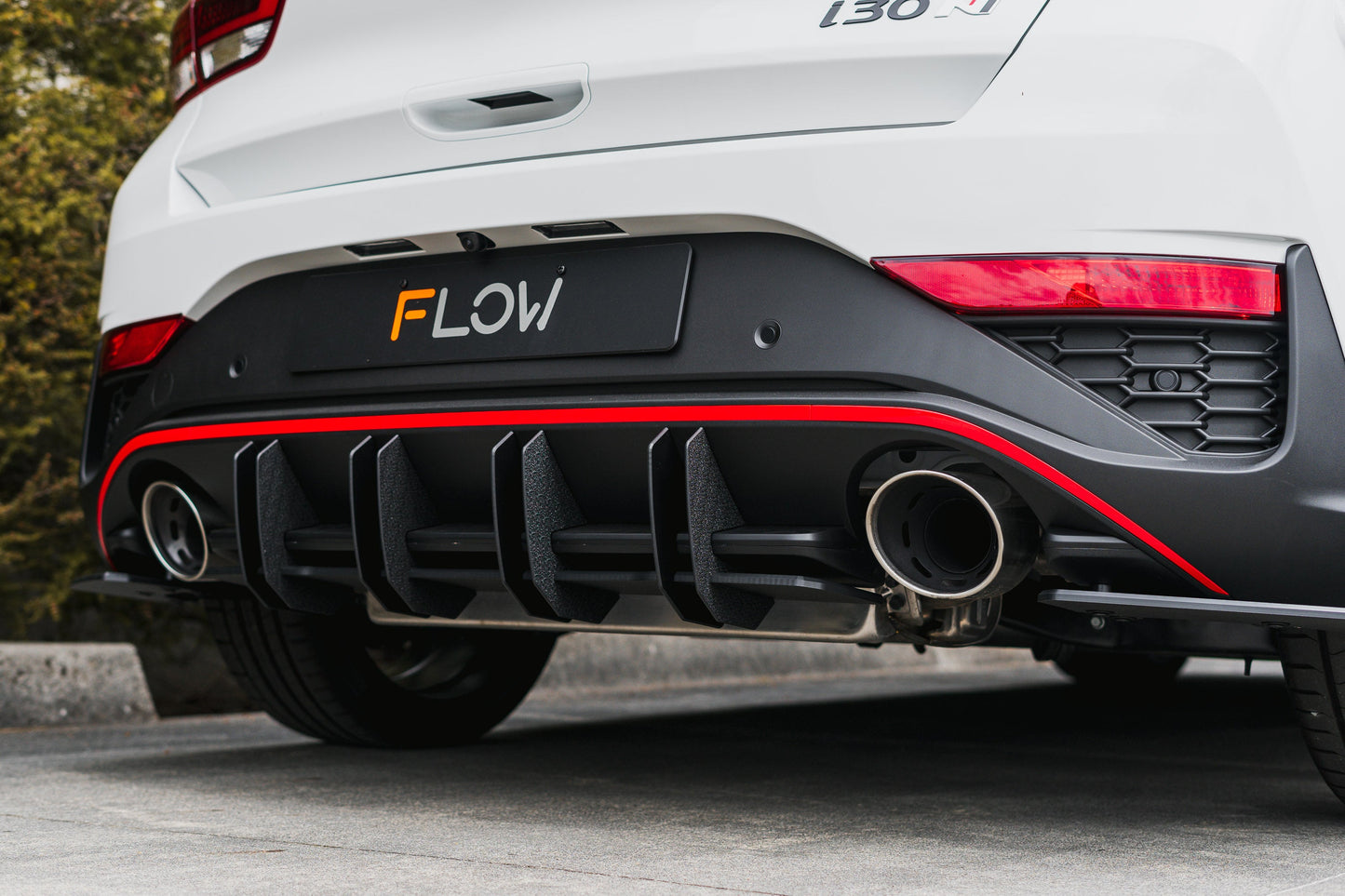 Flow Designs i30N Hatch PDE V6 FL2 2025 Flow-Lock Rear Diffuser