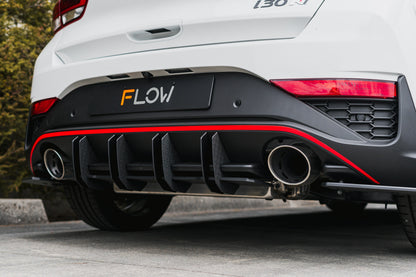 Flow Designs i30N Hatch PDE V6 FL2 2025 Flow-Lock Rear Diffuser