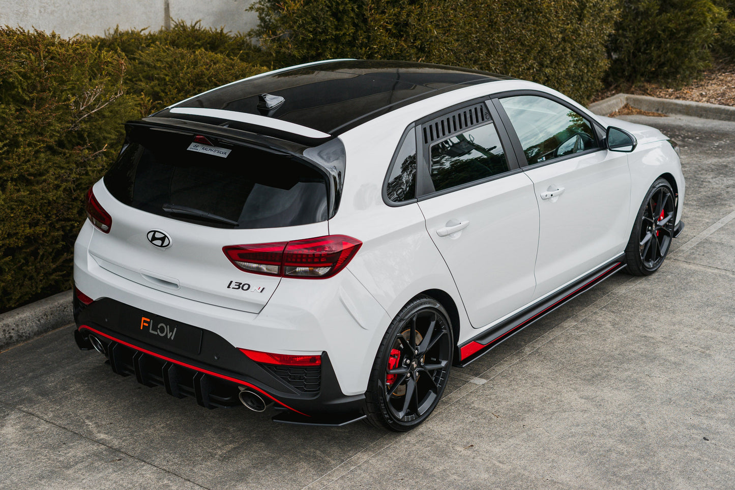 Flow Designs i30N Hatch PDE V6 FL2 2025 Rear Spoiler Extension