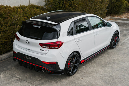 Flow Designs i30N Hatch PDE V6 FL2 2025 Rear Spoiler Extension