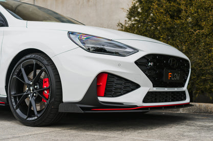 Flow Designs i30N Hatch PDE V6 FL2 2025 Front Lip Splitter Winglets (Pair)