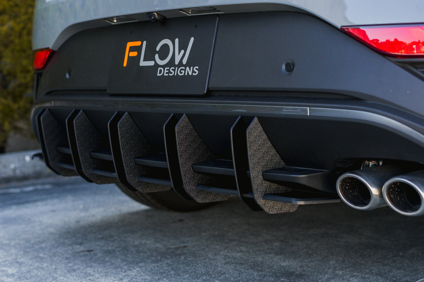 Flow Designs i30N-Line Hatch PDe.V6 FL 2024+ Flow-Lock Rear Diffuser