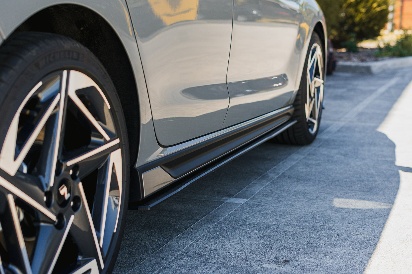 Flow Designs i30N-Line Hatch PDe.V6 FL 2024+ Side Skirt Splitters (Pair)