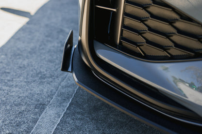 Flow Designs i30N-Line Hatch PDe.V6 FL 2024+ Front Lip Splitter & Reinforcement Brackets