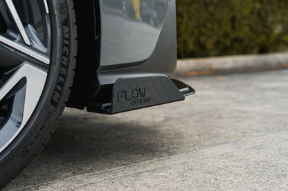 Flow Designs i30N-Line Hatch PDe.V6 FL 2024+ Front Lip Splitter Winglets (Pair)
