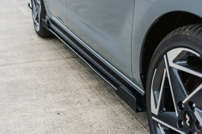 Flow Designs i30N-Line Hatch PDe.V6 FL 2024+ Side Skirt Splitter Winglets (Pair)