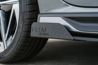 Flow Designs i30N-Line Hatch PDe.V6 FL 2024+ Side Skirt Splitter Winglets (Pair)