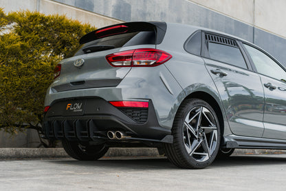 Flow Designs i30N-Line Hatch PDe.V6 FL 2024+ Flow-Lock Rear Diffuser