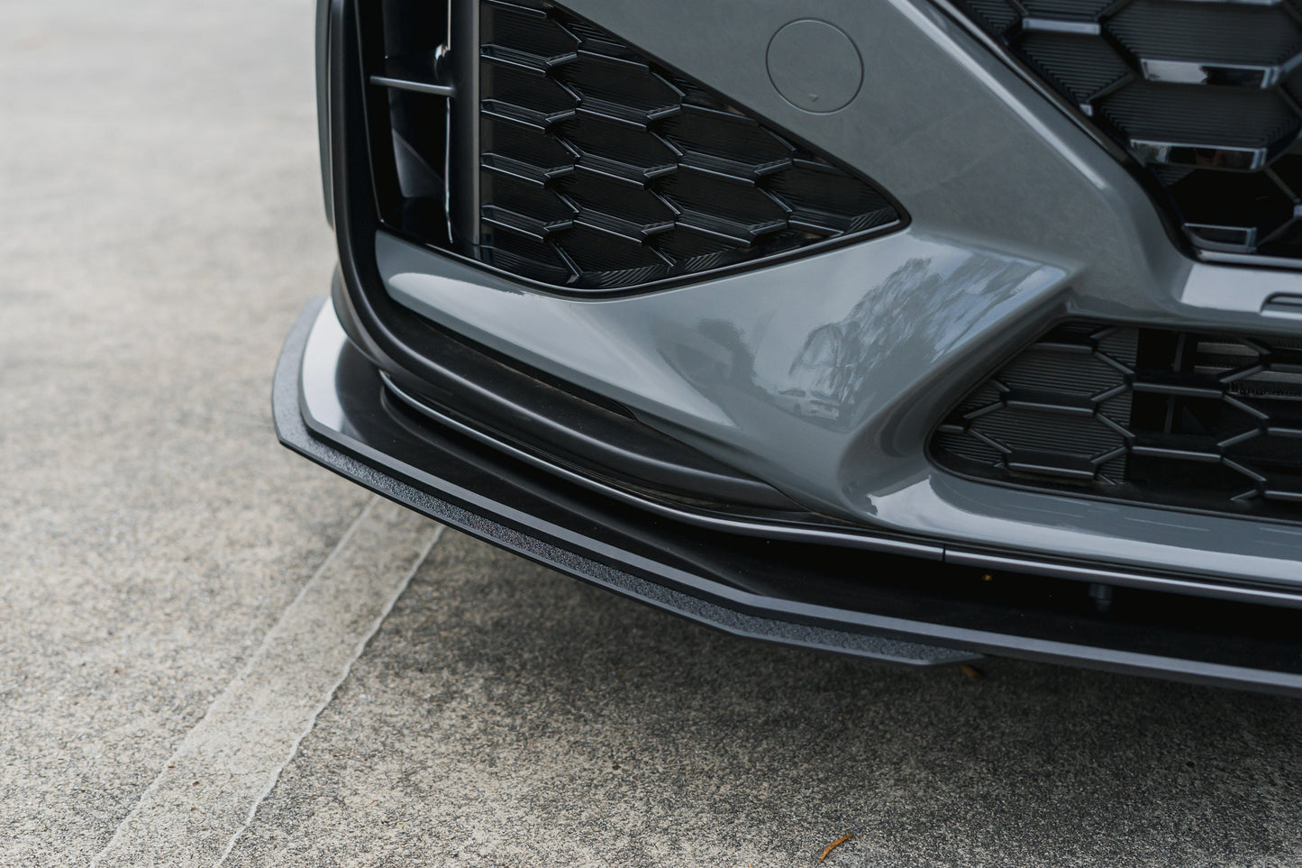 Flow Designs i30N-Line Hatch PDe.V6 FL 2024+ Front Lip Splitter & Reinforcement Brackets