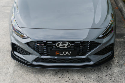 Flow Designs i30N-Line Hatch PDe.V6 FL 2024+ Front Lip Splitter & Reinforcement Brackets