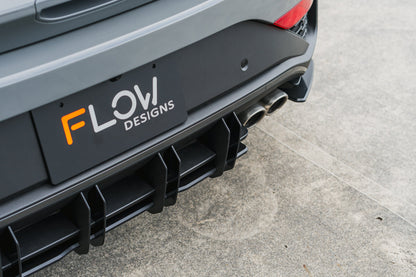 Flow Designs i30N-Line Hatch PDe.V6 FL 2024+ Flow-Lock Rear Diffuser